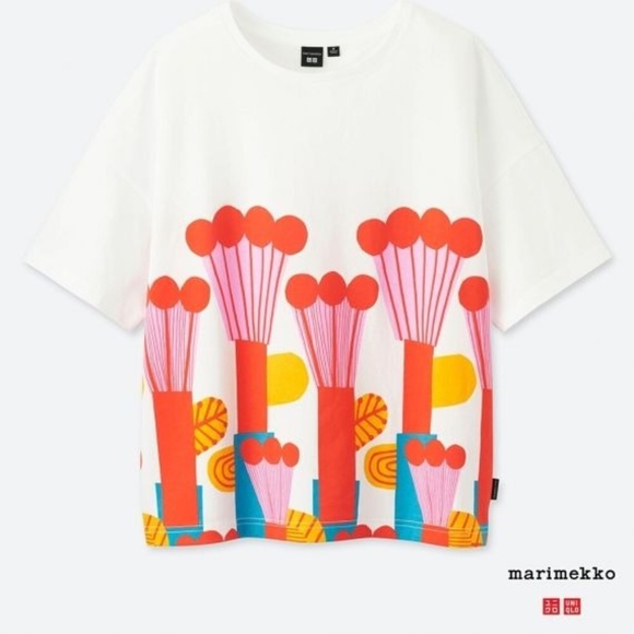 Marimekko Uniqlo Colored + Black and White Shirts - Picture 1 of 2